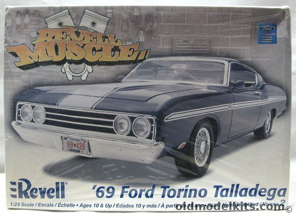 Revell 1/24 1969 Ford Torino Talladega, 85-2080 plastic model kit